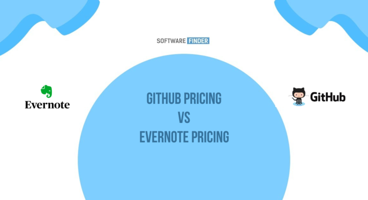 Benefits of Github Pricing vs Evernote Pricing