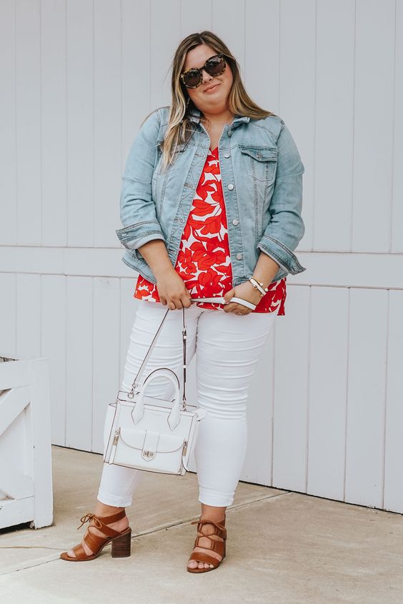 White Jeans outfit